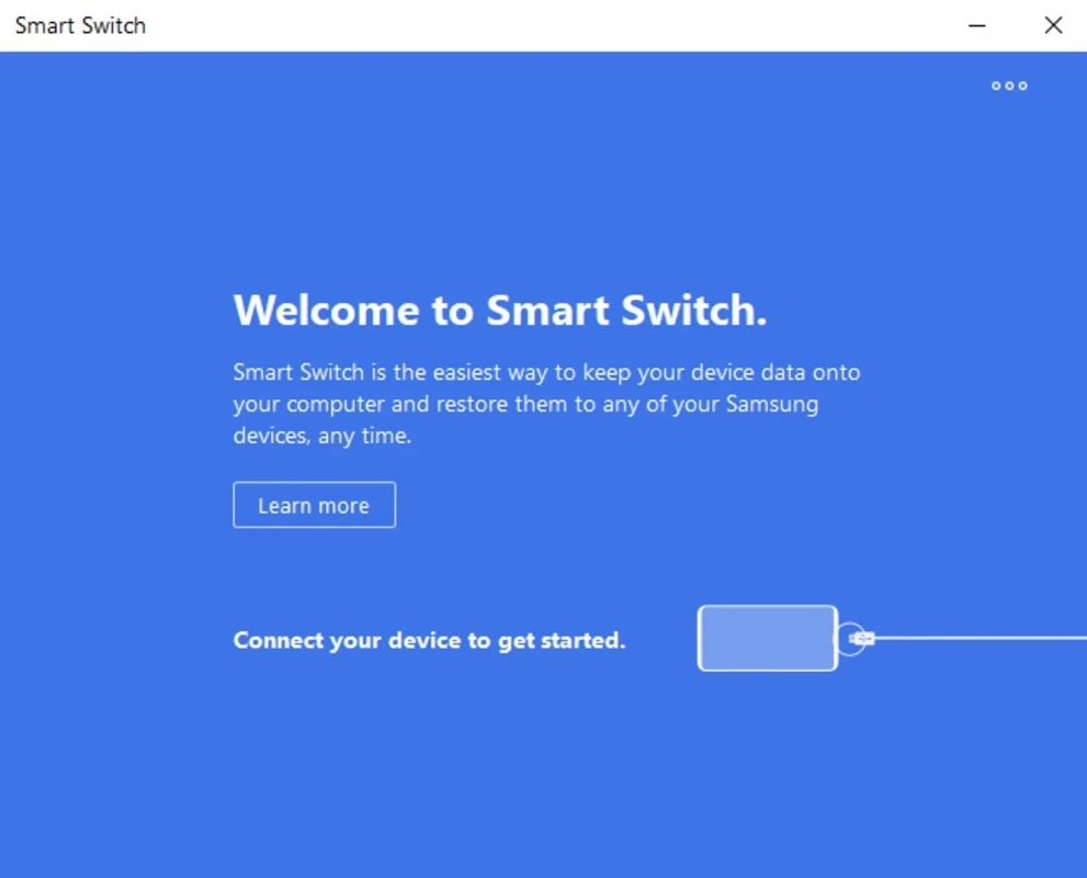 Samsung Smart Switch — captura de tela 1