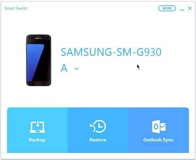 Samsung Smart Switch — captura de tela 2